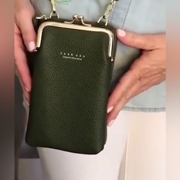 CARR KEN OLIVE GREEN CROSSBODY BAG - Picture 2 of 9